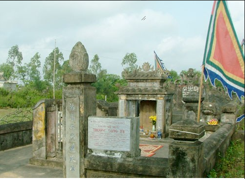 The tomb of the upper house Truong Cong Hy